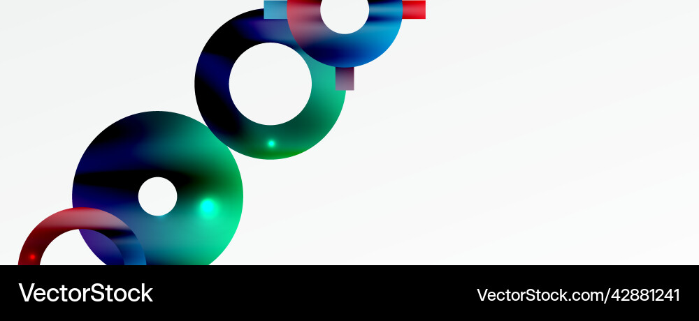 Minimal geometric abstract background circle Vector Image