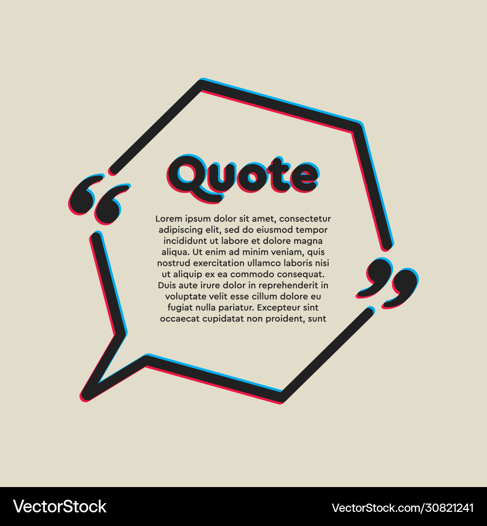 Template a creative hexagon bracket lines Vector Image