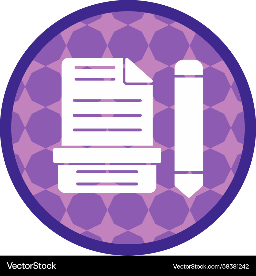 Document Icon - File Symbol Vector Image