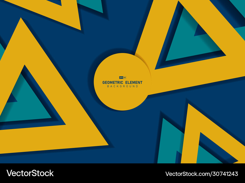 Abstract triangle pattern colors design trendy Abstract triangle pattern colors design trendy vector image