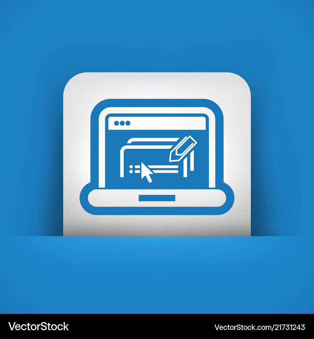 Document text software vector image