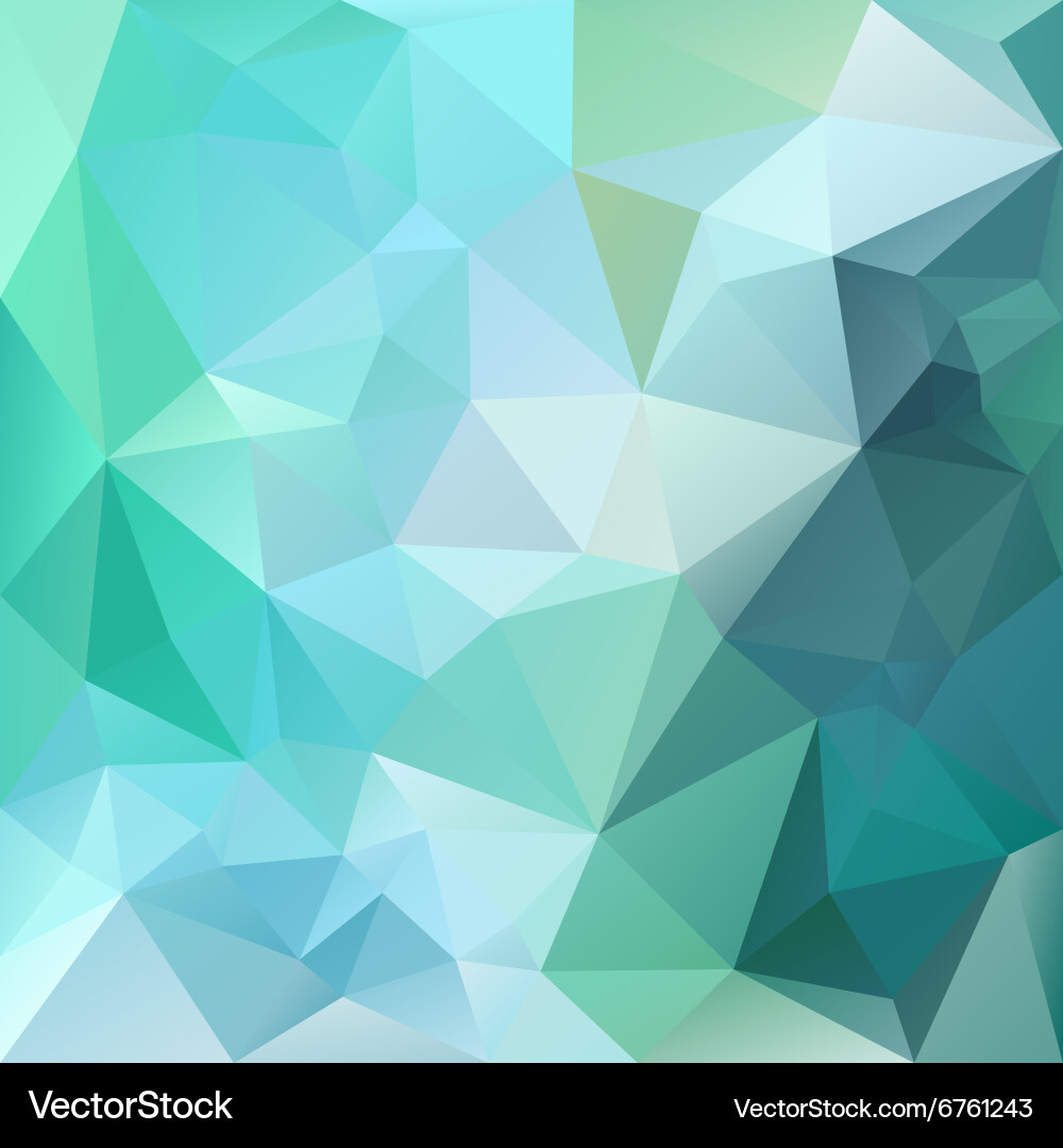 Emerald Triangular Pattern vector image