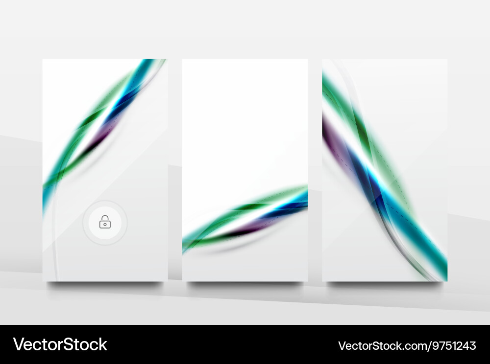 Mobile application interface background design Vector Image