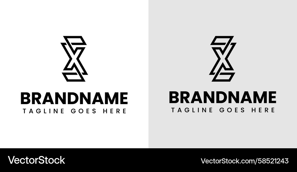 sx-zx-monogram-logo-elegant-