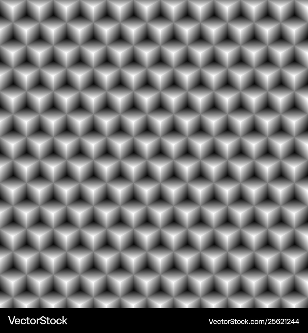 Hexagonal grid background cube seamless Hexagonal grid background cube seamless vector image