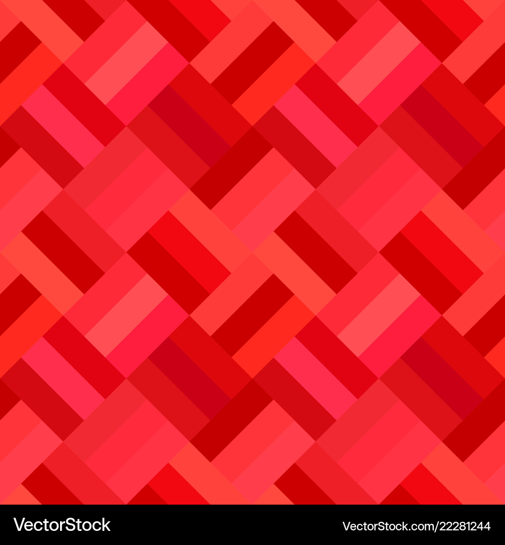 Red abstract diagonal tile mosaic pattern Vector Image