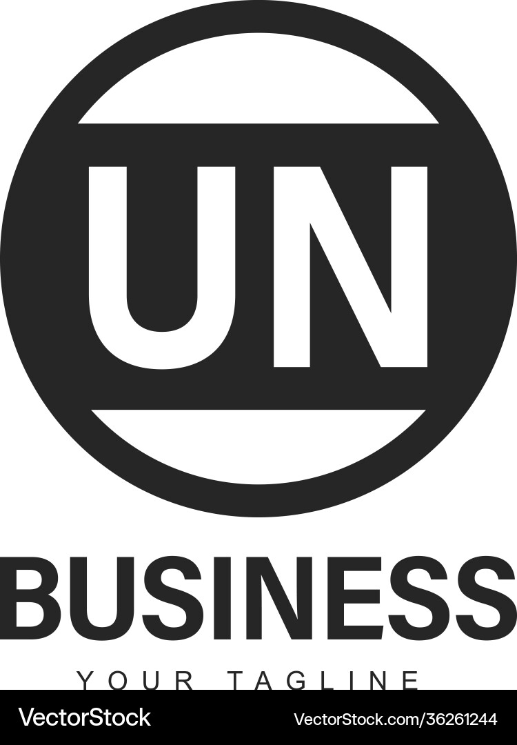 Un initial a logo design with abstract style Un initial a logo design with abstract style Vector Image