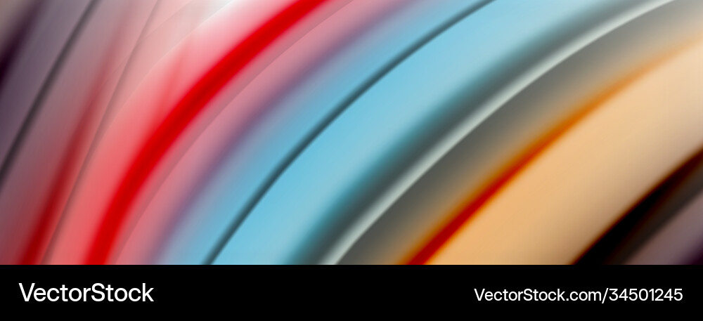 Abstract background smooth flowing lines blurred Abstract background smooth flowing lines blurred vector image