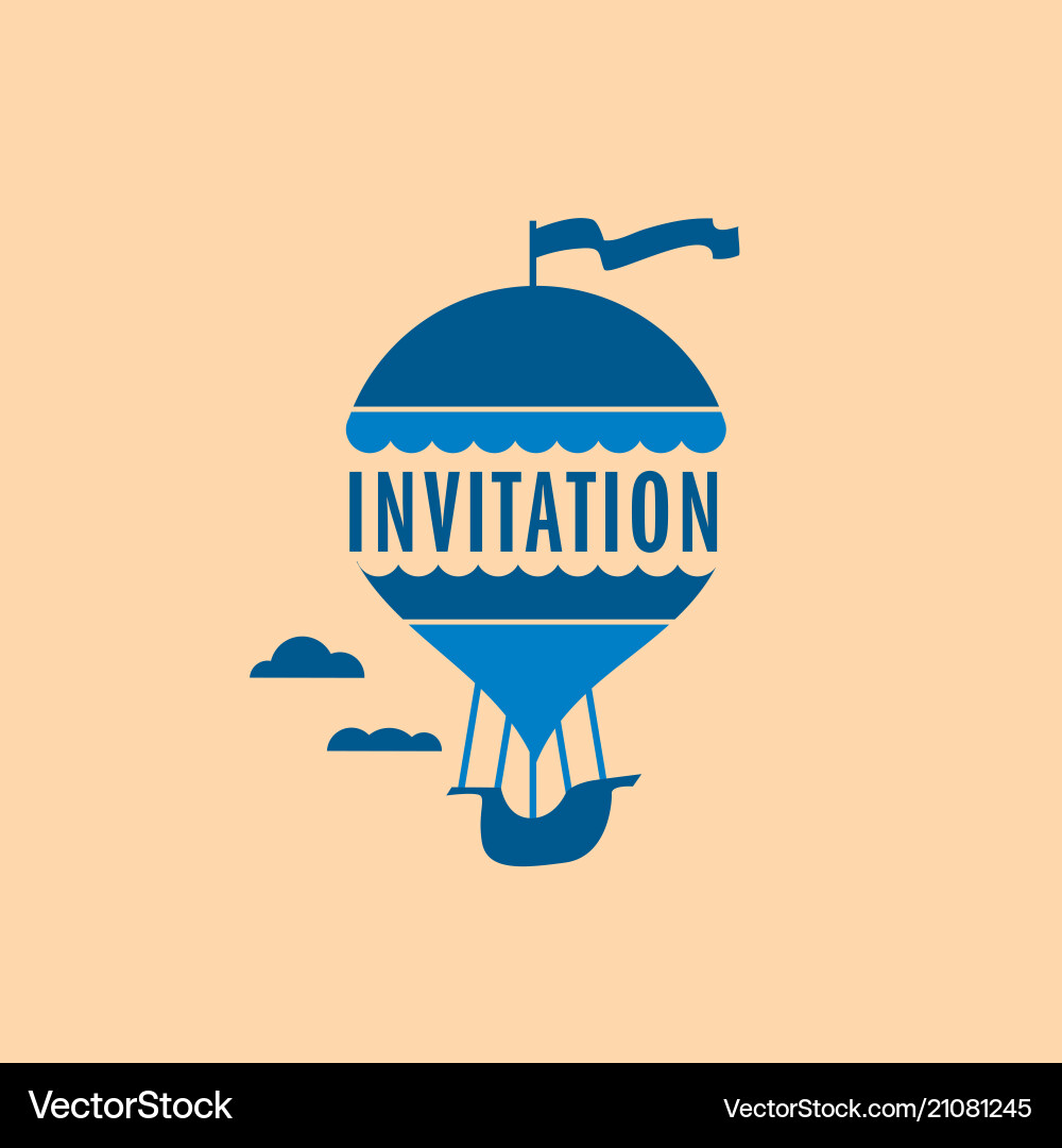 Balloon symbol design element Balloon symbol design element vector image