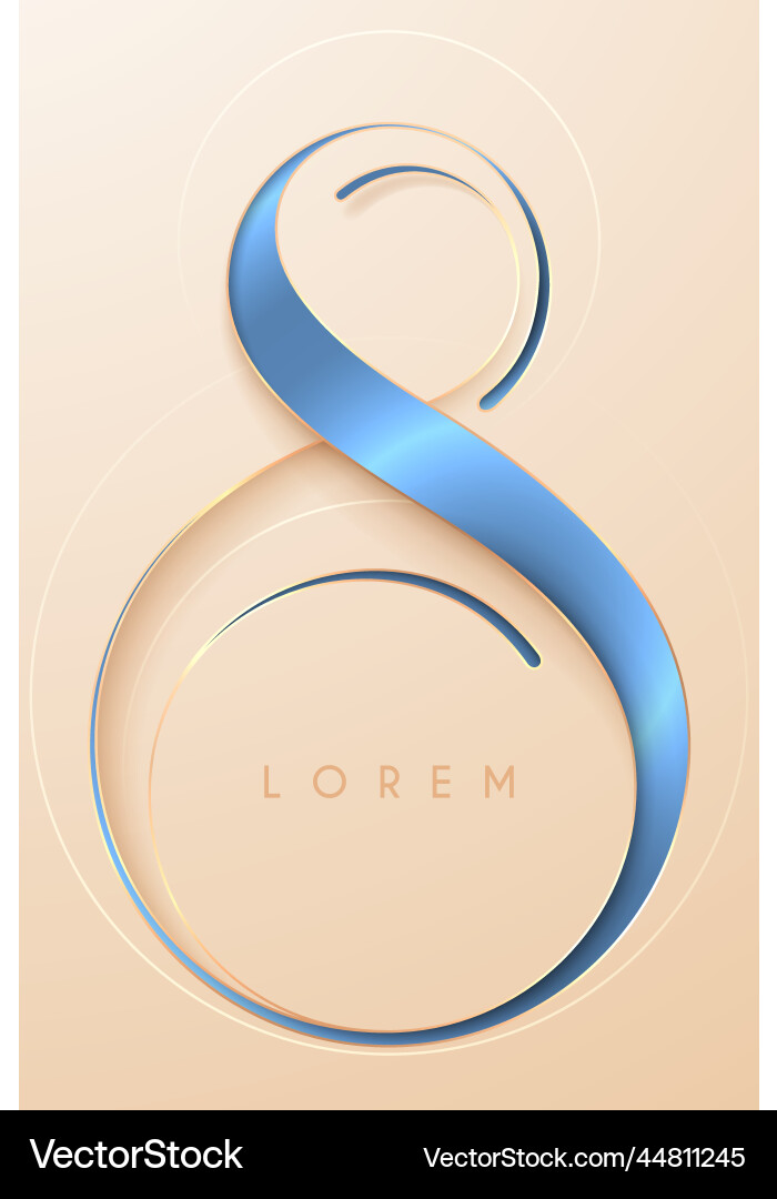 Blue and gold letter s line monogram Blue and gold letter s line monogram vector image