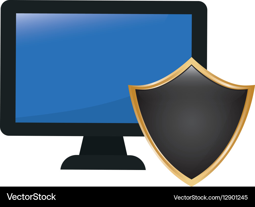Digital or internet securityicon image vector image