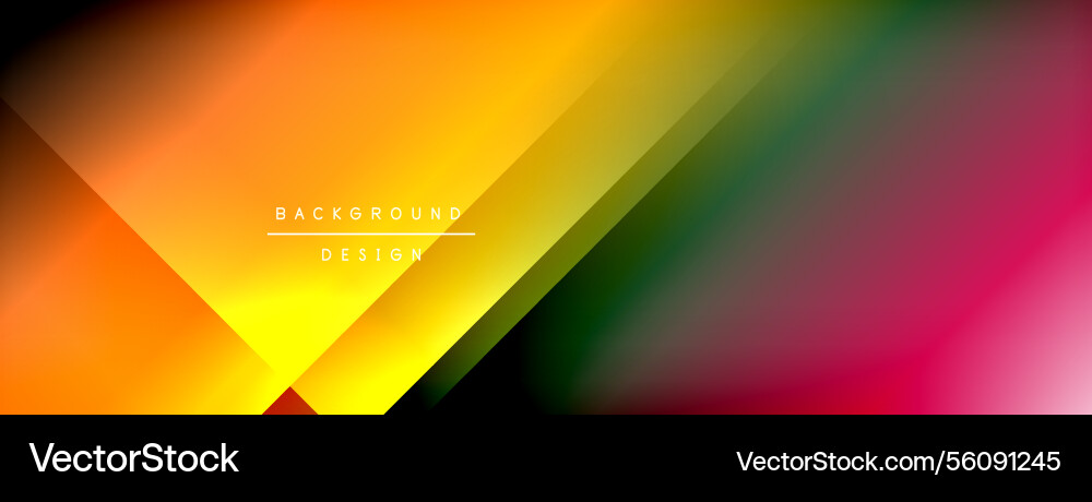 Dynamic shadow lines with gradient colors Vector Image