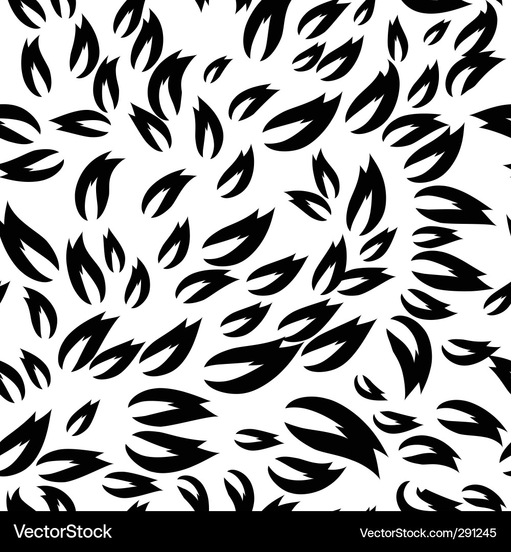 Elegant Leaf Pattern vector image