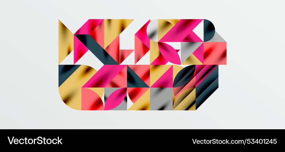Geometric neo patterns abstract background vector image