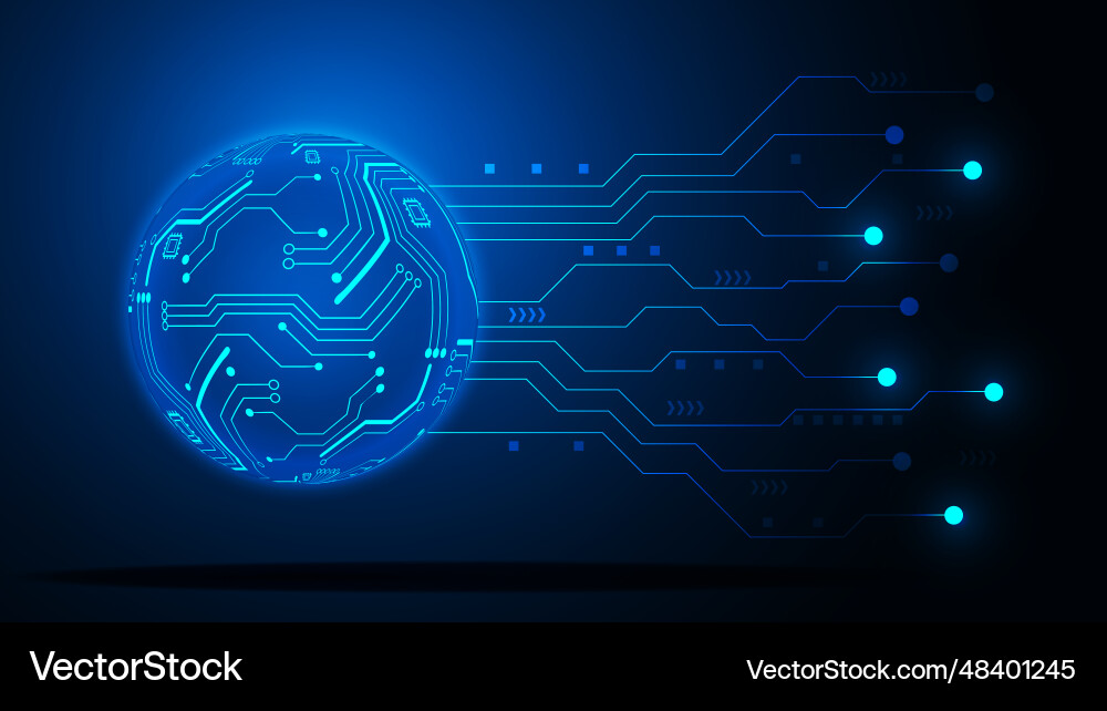 Hi-tech digital data abstract design Hi-tech digital data abstract design vector image