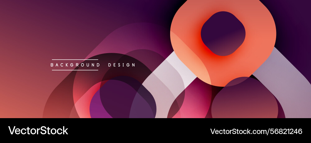 Abstract geometric shapes overlap creating Abstract geometric shapes overlap creating vector image