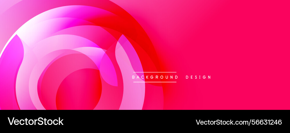 Abstract pink layers create dynamic circular Abstract pink layers create dynamic circular vector image