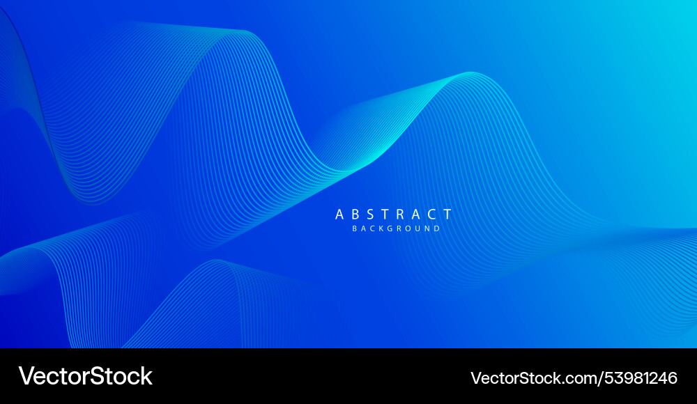 Abstract waving line particle technology Abstract waving line particle technology Vector Image