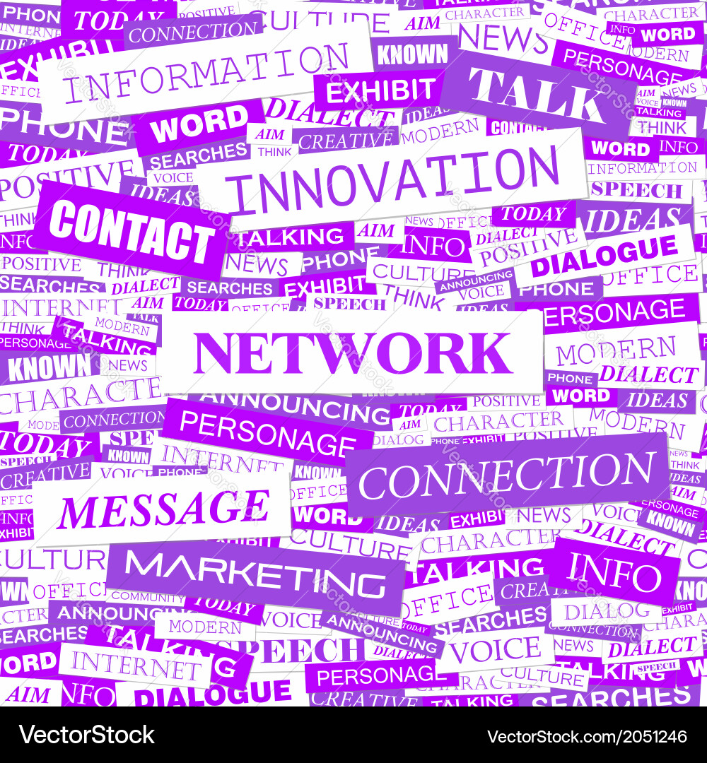 Network vector image