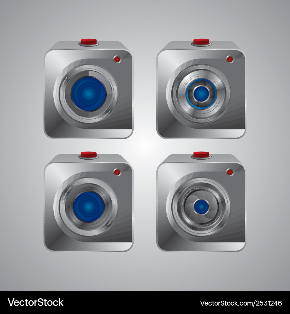 Web cam design background vector image