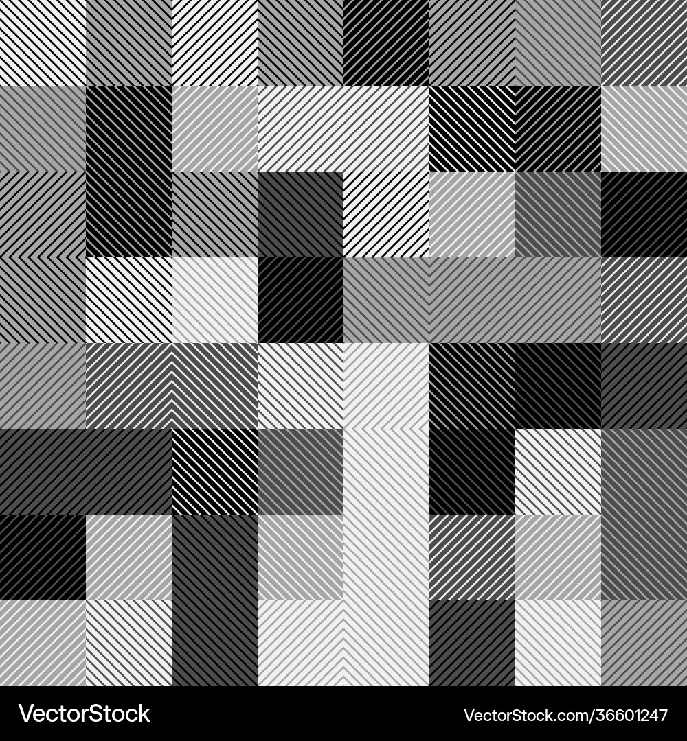 Black and white abstract pattern design Black and white abstract pattern design vector image