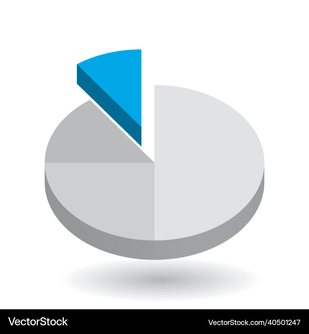 Pie chart design element Pie chart design element Vector Image