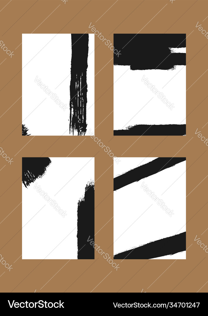 Set modern templates vertical rectangular Set modern templates vertical rectangular Vector Image
