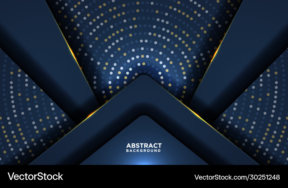 Dark abstract background with black overlap Vector Image
