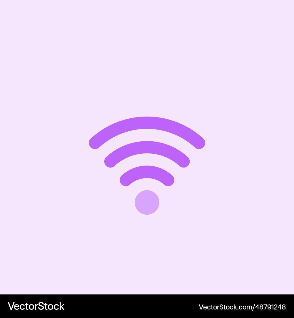 Displaying reliable connection on wireless router Displaying reliable connection on wireless router vector image