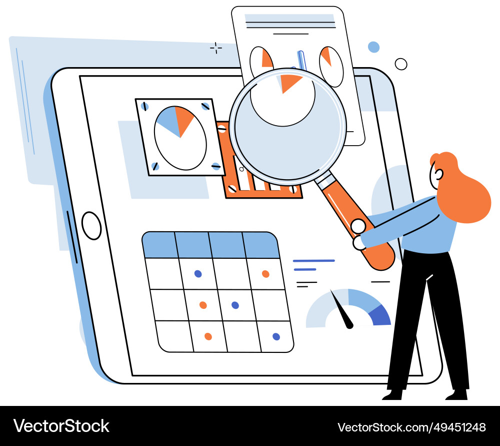 Key metrics the report includes Vector Image
