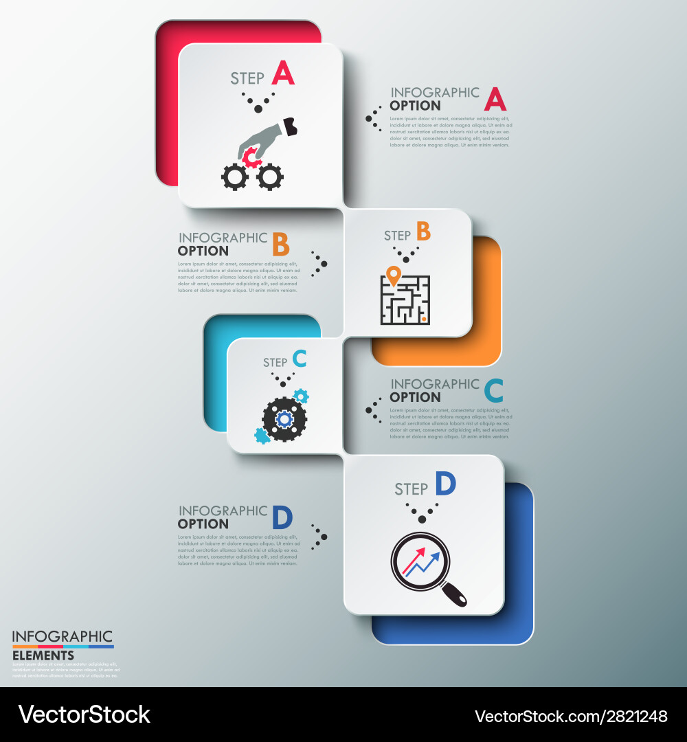 Process & Workflow Template vector image