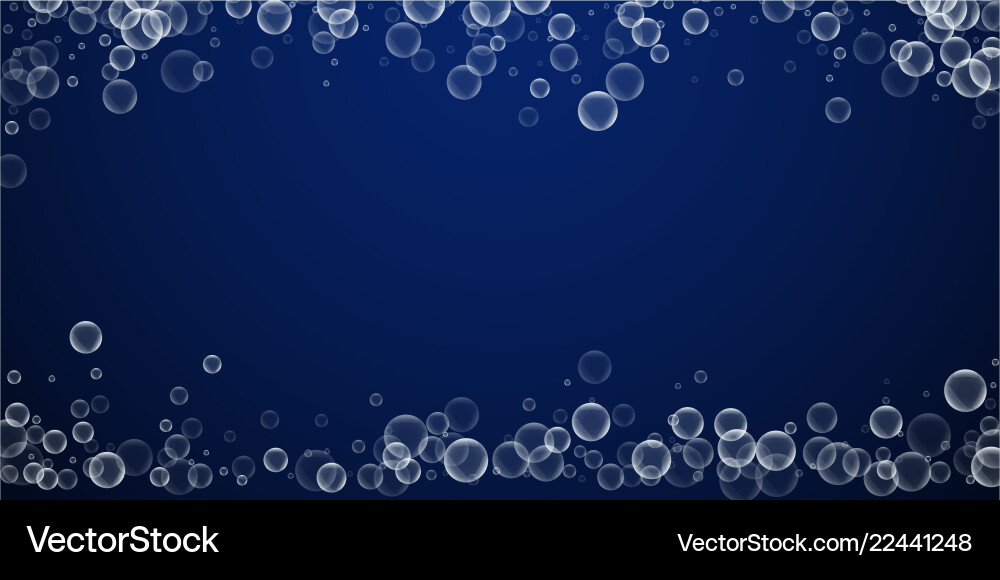 Random soap bubbles abstract background blowing b Random soap bubbles abstract background blowing b vector image