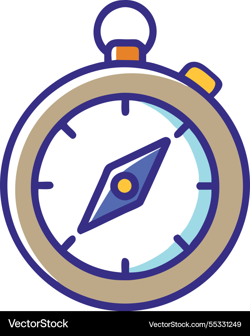 Compass navigation tool Vector Image