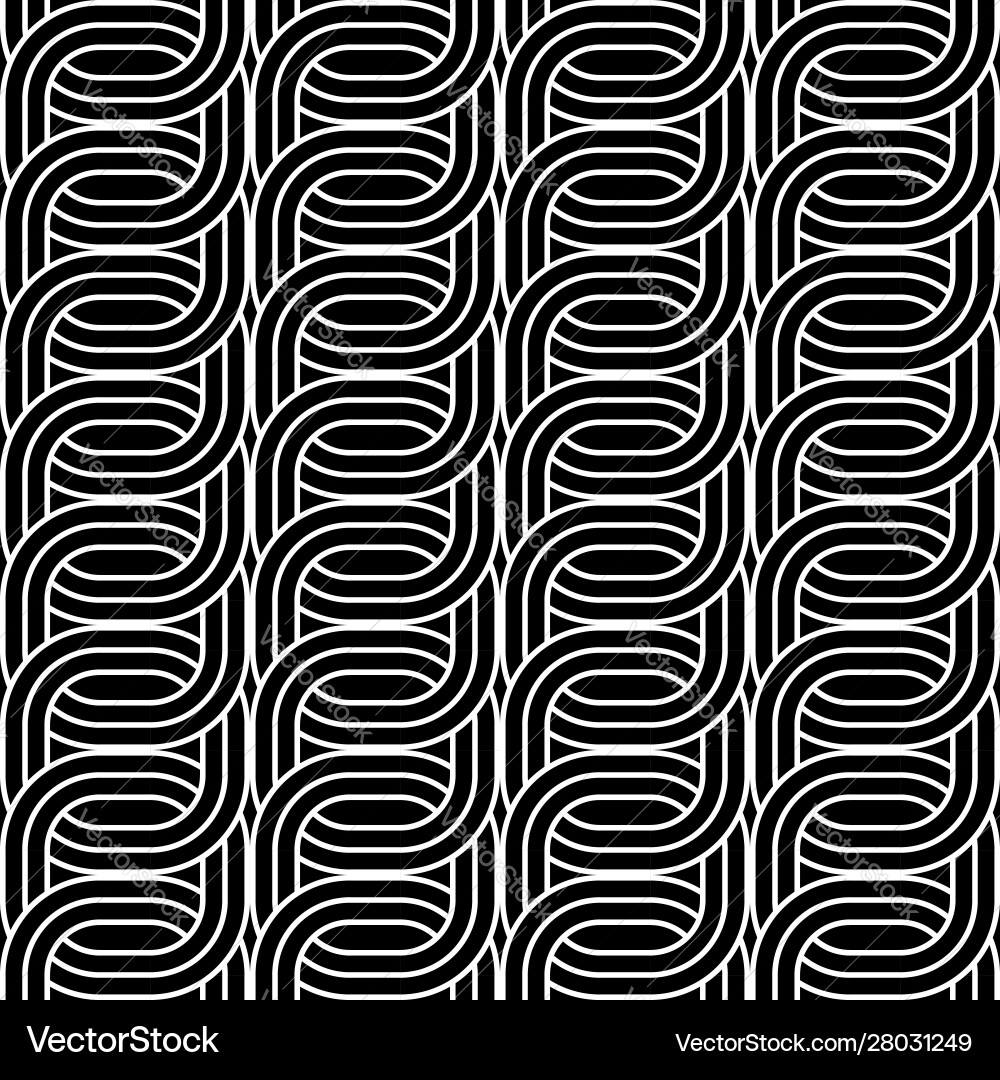 Design seamless chain pattern vector image