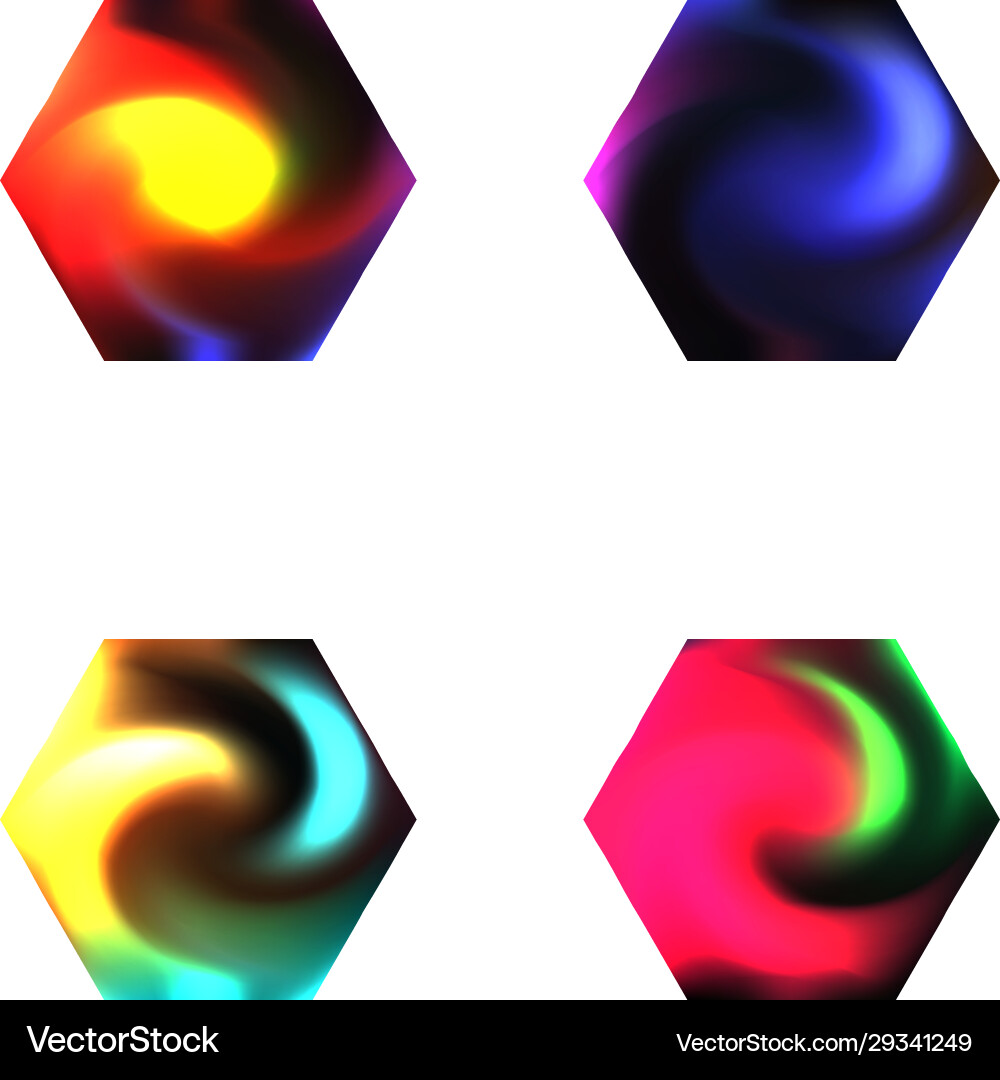 Gradient background in form a shape Vector Image