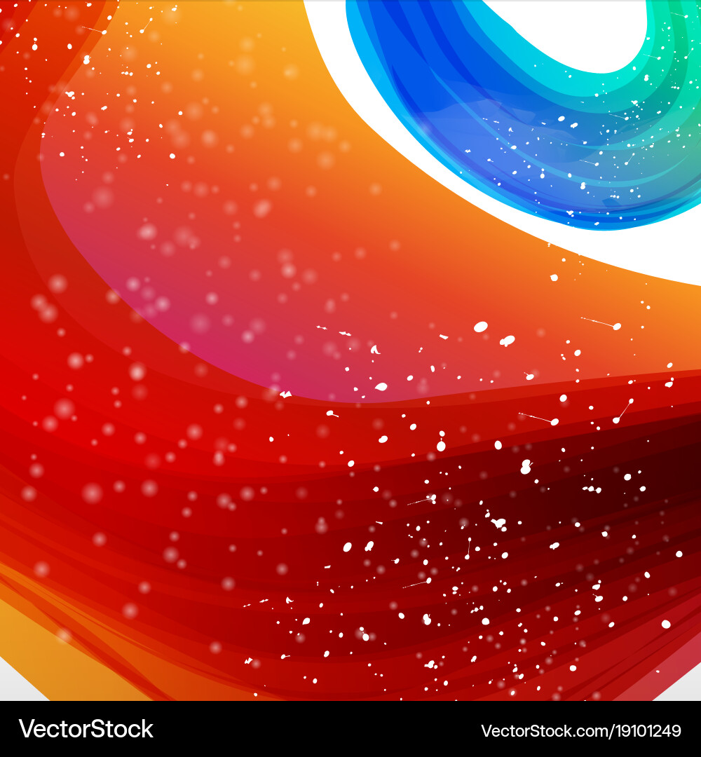 Minimal curve liquid spark wave background vector image