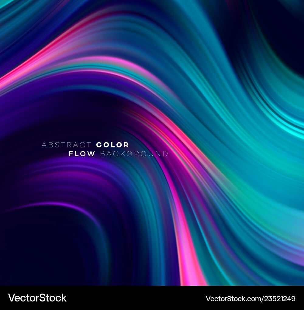 Modern colorful flow poster wave liquid shape Modern colorful flow poster wave liquid shape vector image