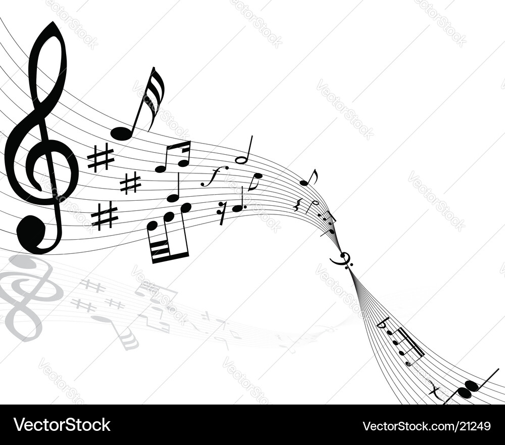 Notes lines vector image