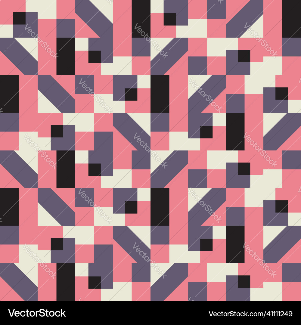 Pink geometric abstract pattern with simple text Pink geometric abstract pattern with simple text vector image