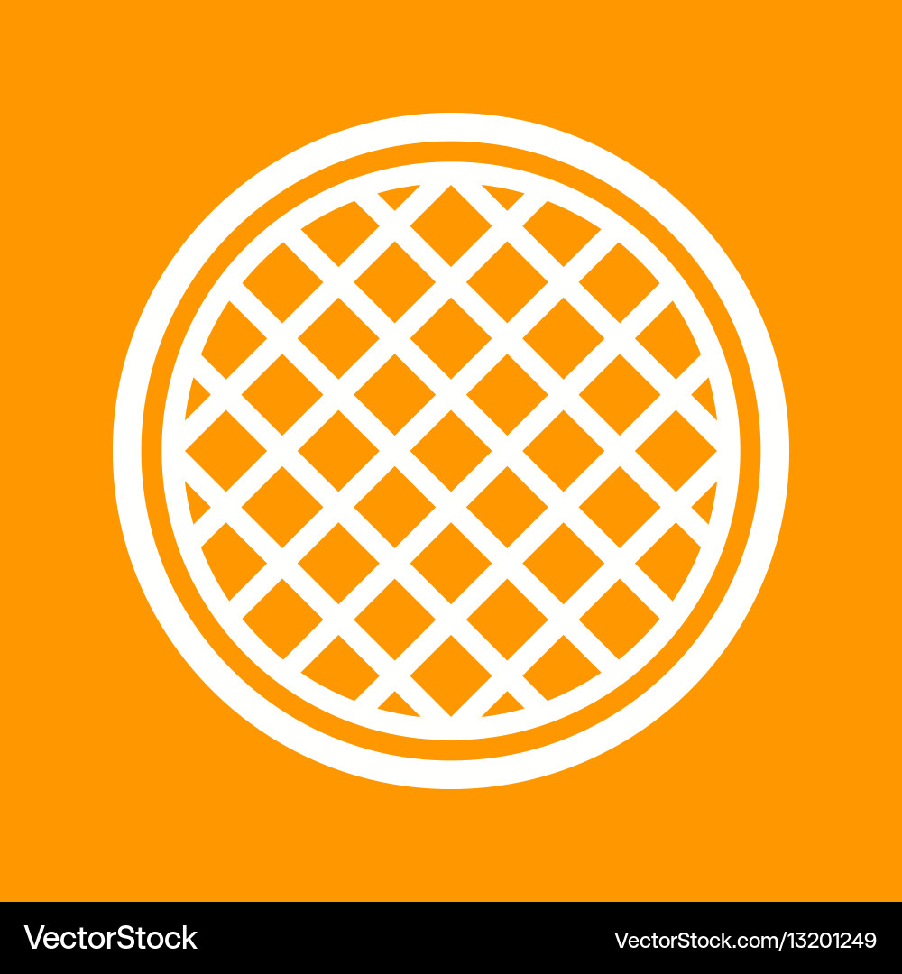 Waffle Royalty Free Vector Image - VectorStock
