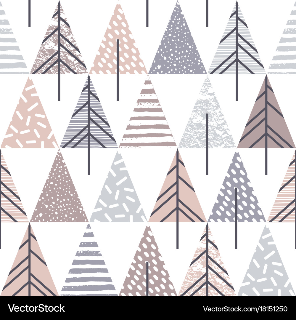Abstract geometric seamless repeat pattern vector image