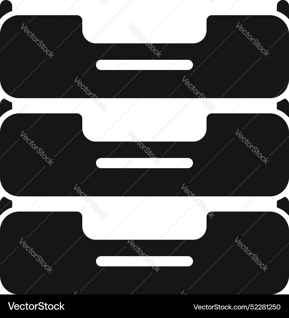 Archive storage system organizing files Archive storage system organizing files vector image