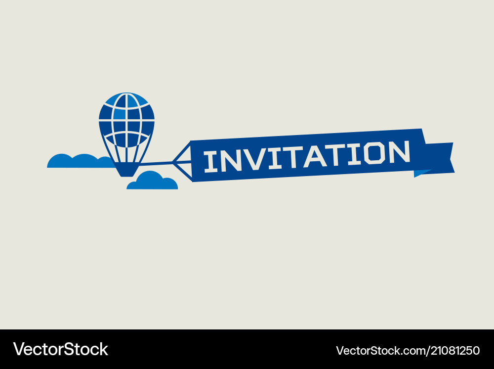 Balloon symbol design element Vector Image