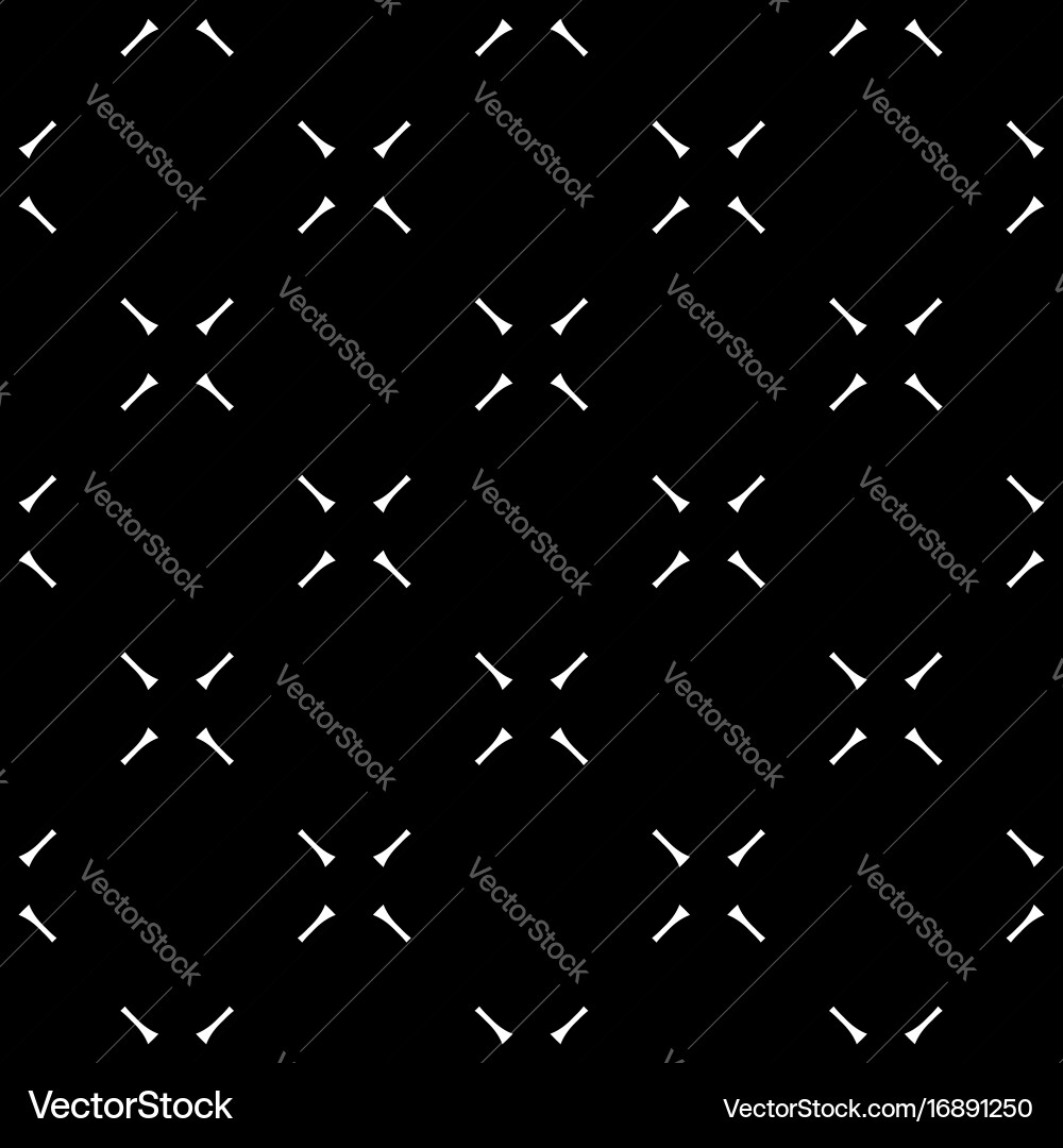 Cross geometric pattern thin diagonal lines vector image