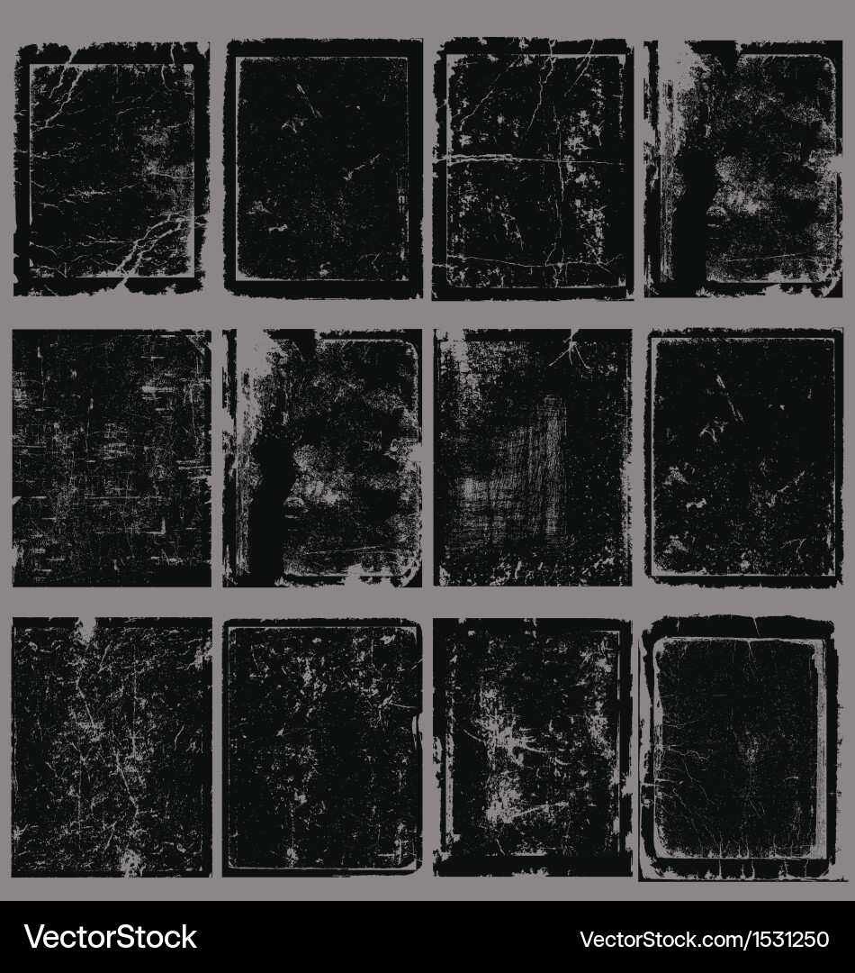 Grunge Texture Overlays vector image