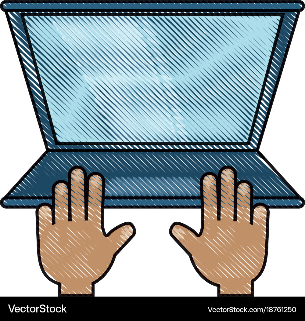 Laptop computer icon image Vector Image