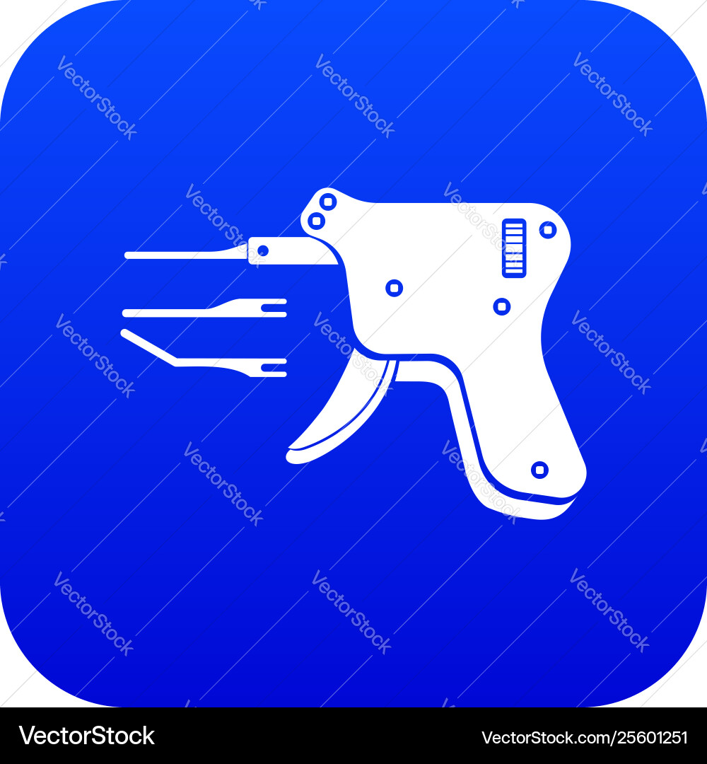 Code reader icon blue vector image