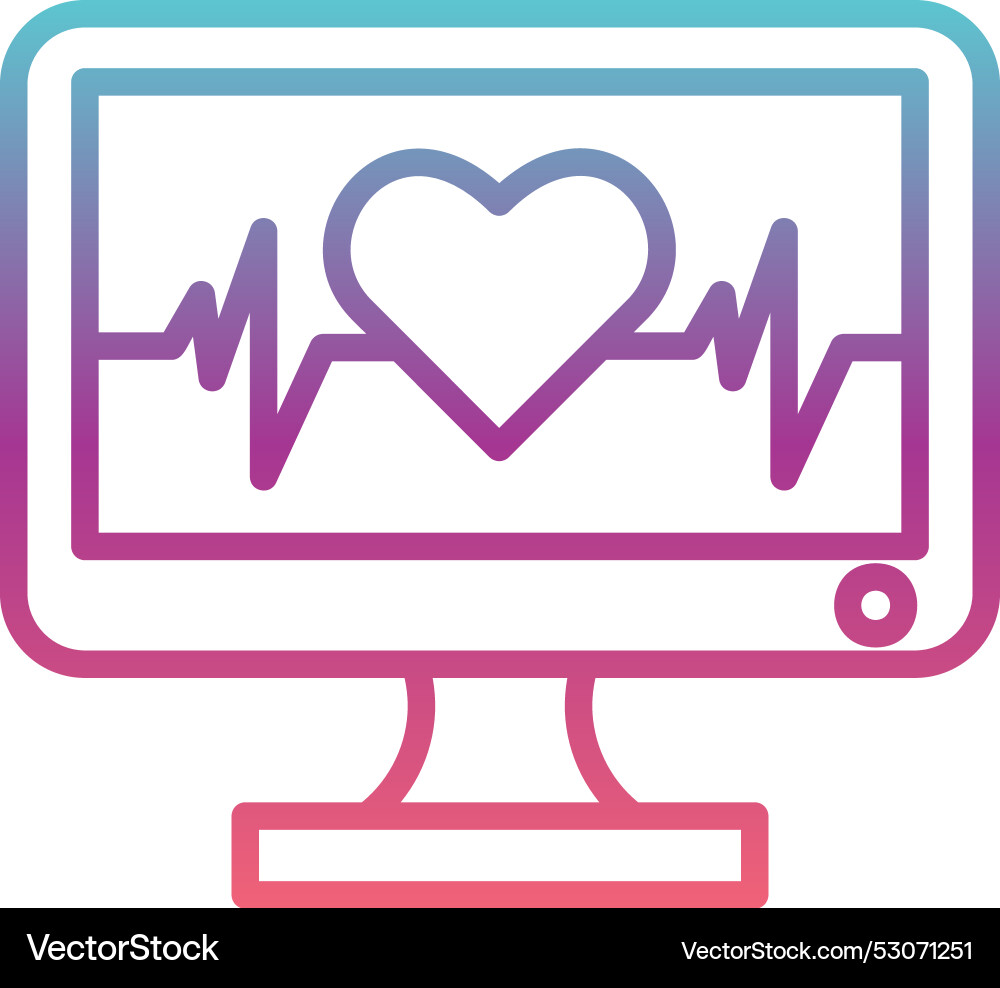 Data analysis line gradient design Vector Image
