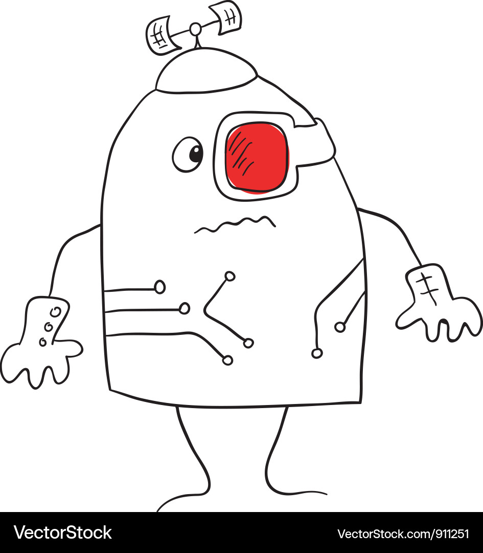 Robot Vector Image