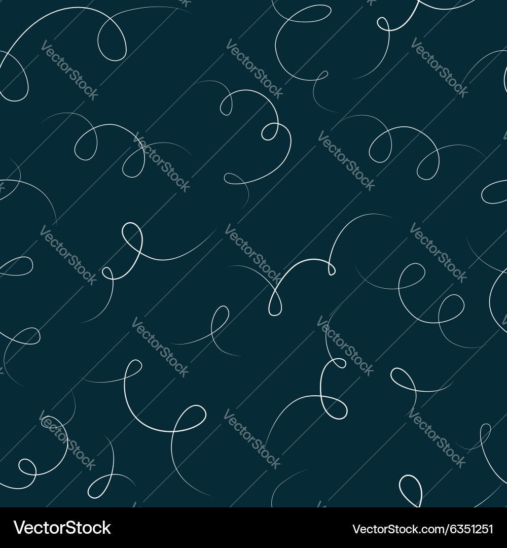 Seamless pattern with tangled line Vector Image